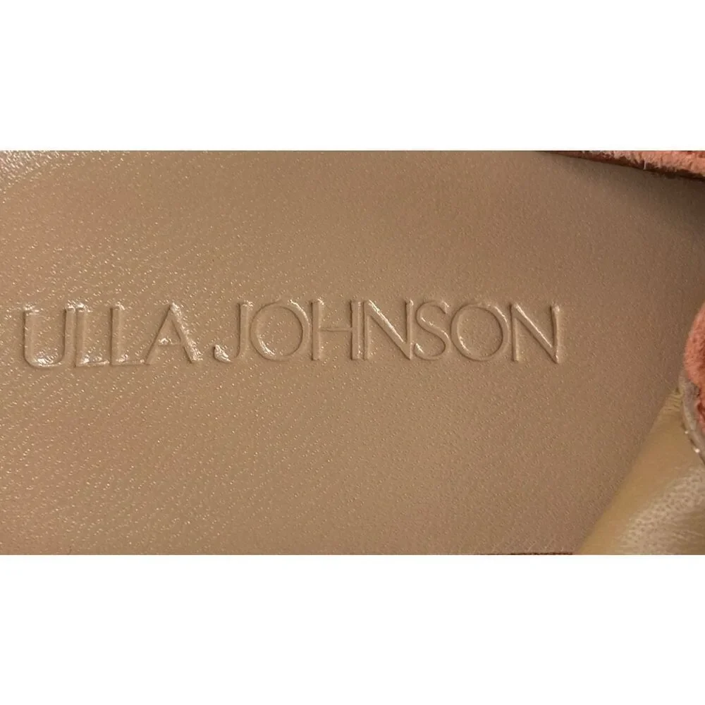 ULLA JOHNSON Lucia Ruched High Heel In Henna NWB Size 39 1/2